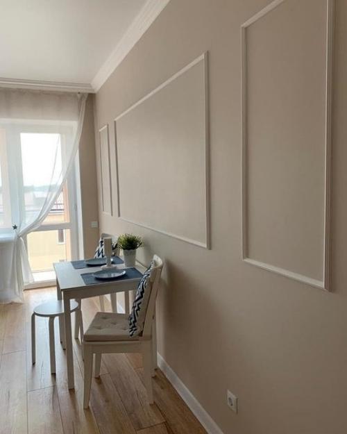 На яркие кухонные фасады решились. 04