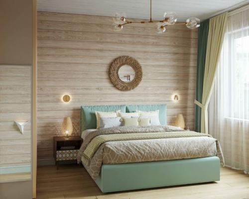 Спальня цвета лета.