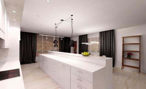 Двухуровневая квартира для молодой семьи. 09