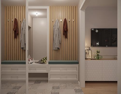 Легкий, свежий!  А какими словами вы интерьер этой однушки опишите. 04