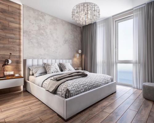 Дизайн спальной комнаты 13, 5 кв.  