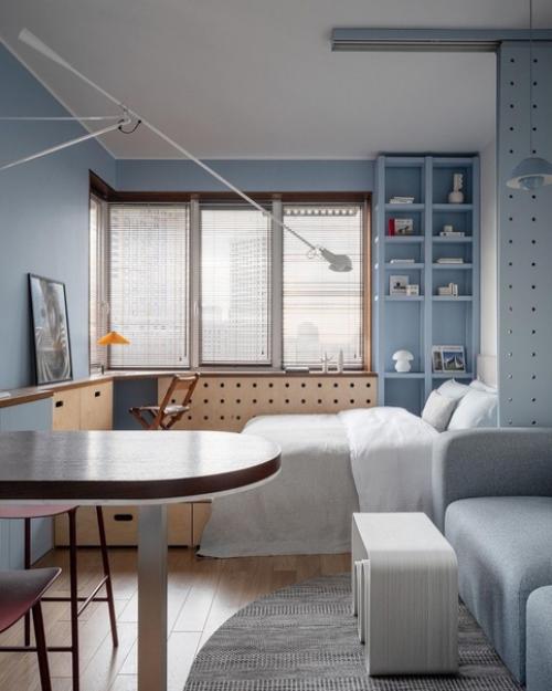 Функциональный и очень удобный интерьер студии. 03