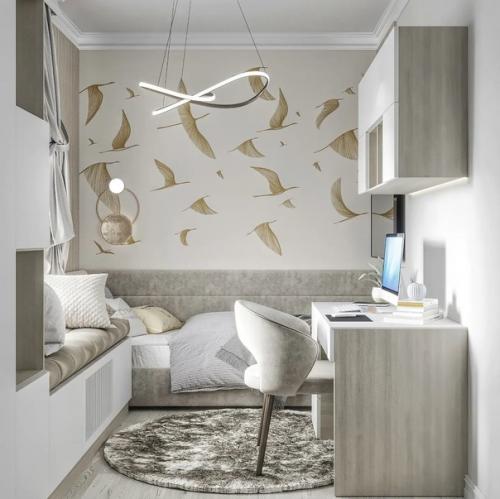 Уютная комната для девочки подростка. 01