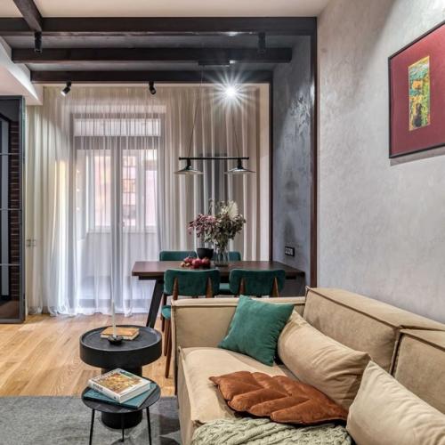 Интерьер кухни - гостиной. 02