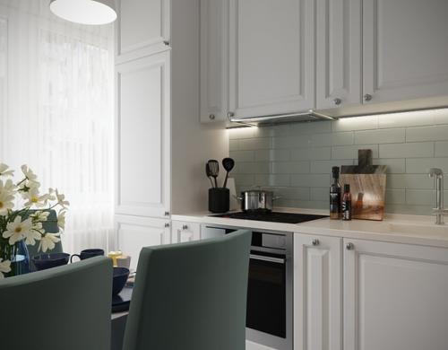 Легкий, свежий!  А какими словами вы интерьер этой однушки опишите. 05