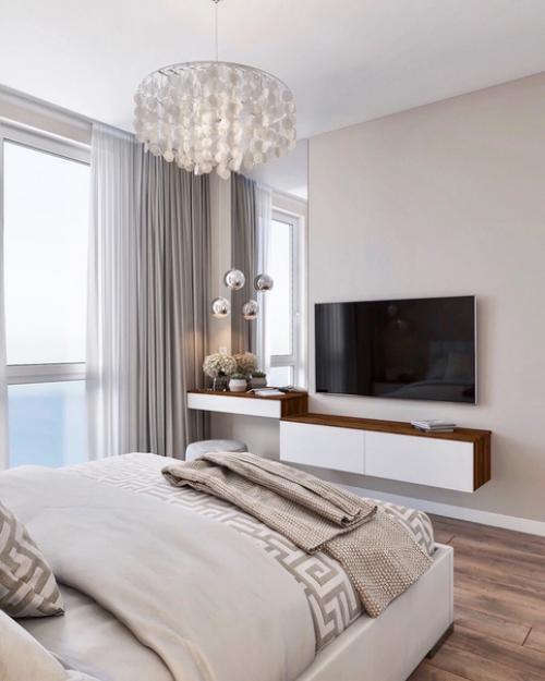 Дизайн спальной комнаты 13, 5 кв. 03