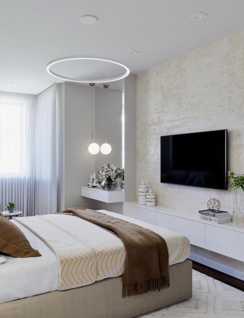 В каком цветовом решении эта спальня вам больше нравится? 05