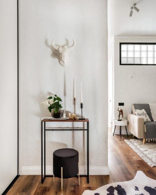 Светлый интерьер квартиры площадью 40 кв. 05