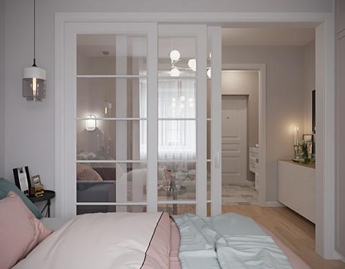 Легкий, свежий!  А какими словами вы интерьер этой однушки опишите. 01