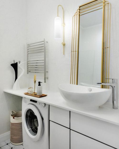 Светлый интерьер квартиры площадью 40 кв. 06