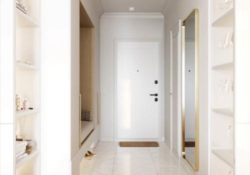 Интерьер двухкомнатной квартиры в приятных пастельных тонах. 08