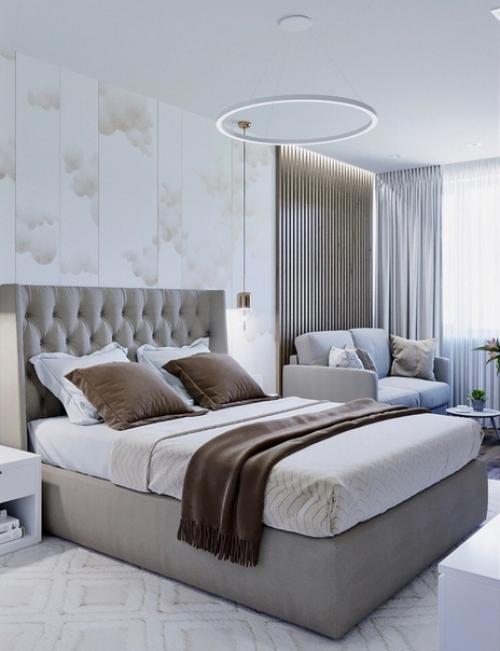 В каком цветовом решении эта спальня вам больше нравится? 03