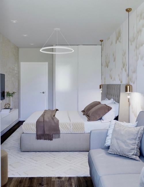 В каком цветовом решении эта спальня вам больше нравится? 04