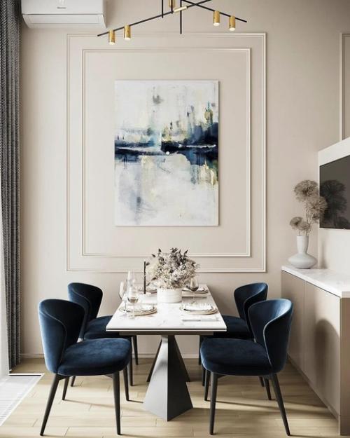 Дизайн квартиры.  Отличные решения для помещений с высокими потолками. 05