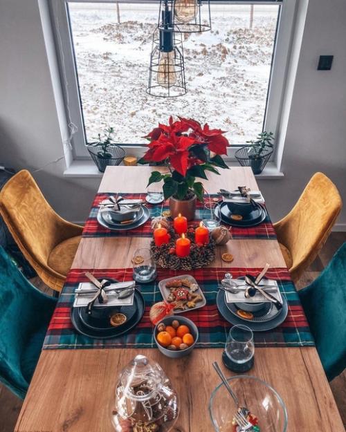 Стильная кухня - гостиная в сочных тонах. 04