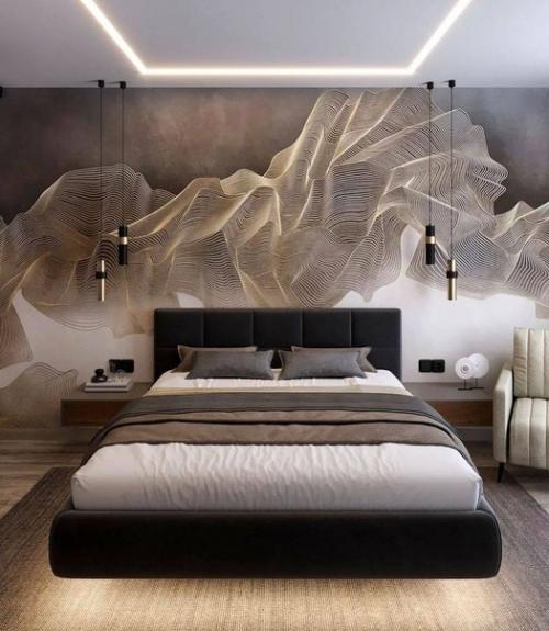 Интерьер квартиры в коричневых оттенках. 04