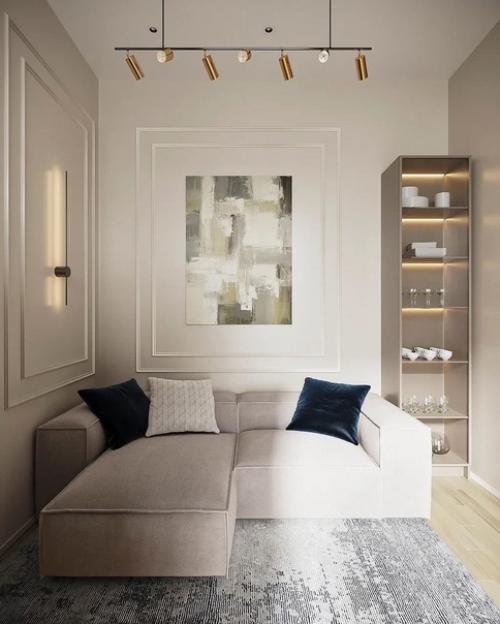 Дизайн квартиры.  Отличные решения для помещений с высокими потолками. 06