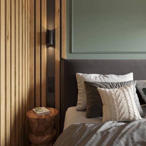 Спальня в квартире в стиле лофт. 04