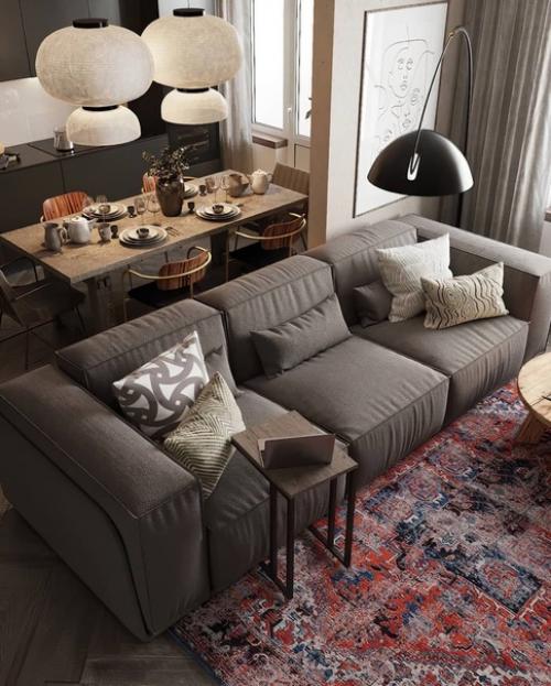 Проект квартиры площадью 61 кв. 01