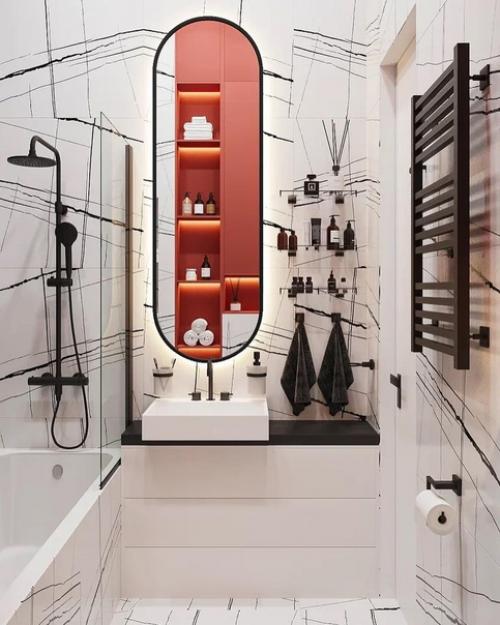 Дизайн квартиры.  Отличные решения для помещений с высокими потолками. 07