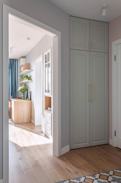 Интерьер квартиры в пастельных оттенках. 03