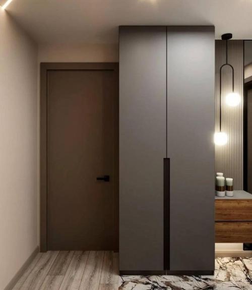 Интерьер квартиры в коричневых оттенках. 06