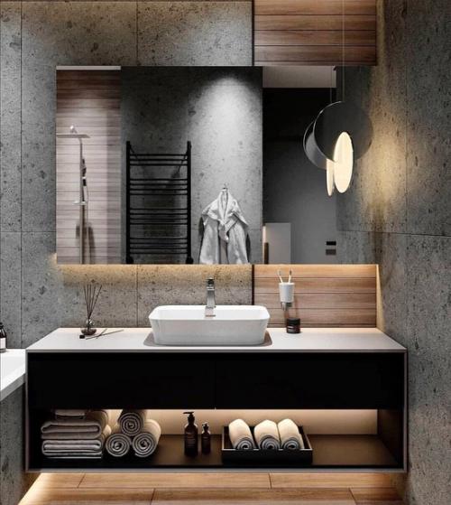 Проект ванной комнаты в ЖК Город - Парк Первый Московский.