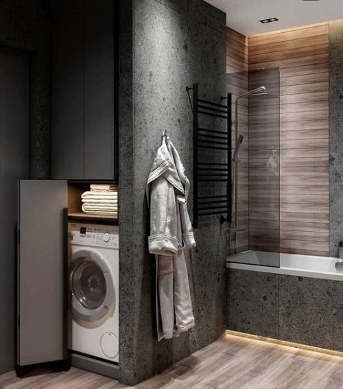 Проект ванной комнаты в ЖК Город - Парк Первый Московский. 02