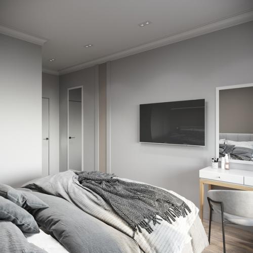 Спальня в стиле минимализм. 03
