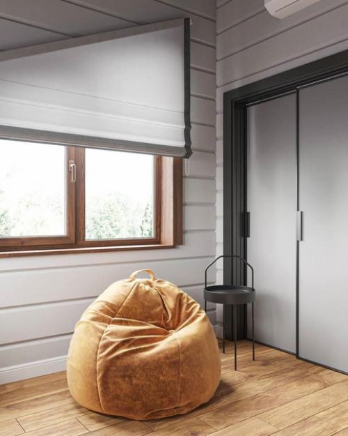 Комната для мальчика подростка в доме из бруса. 03