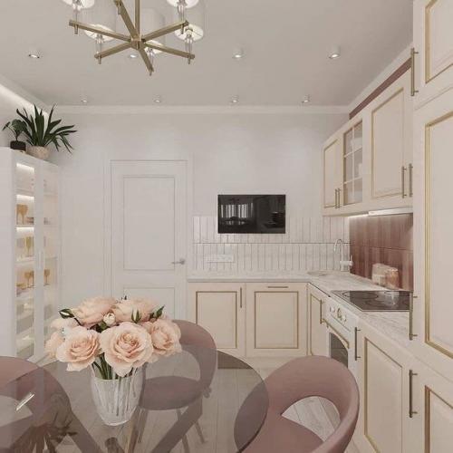 Дизайн квартиры в светлых тонах. 01