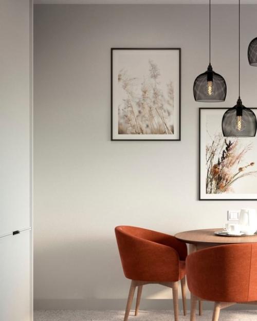 Кухню в довольно смелых цветовых сочетаниях. 05