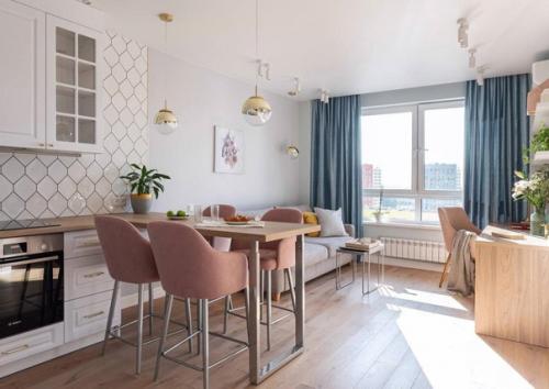 Дизайн квартиры в светлых тоннах. 03