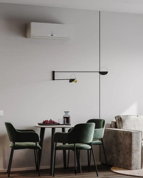 Компактная и уютная кухня. 04