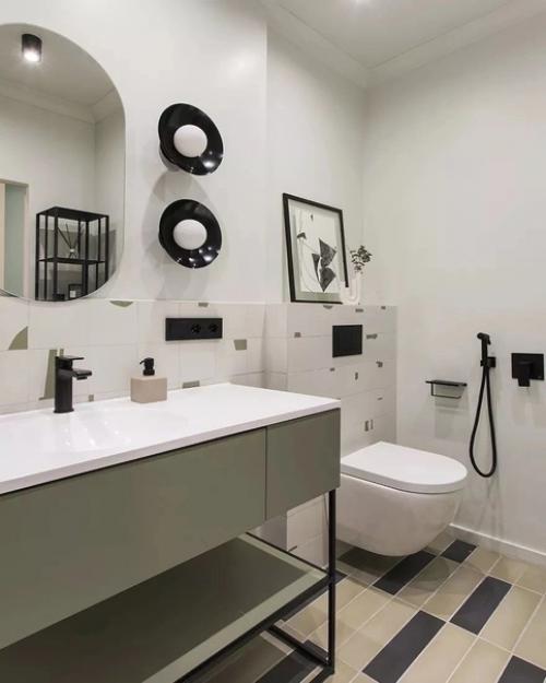 Нейтральный, светлый и современный интерьер с интересными элементами декора. 02