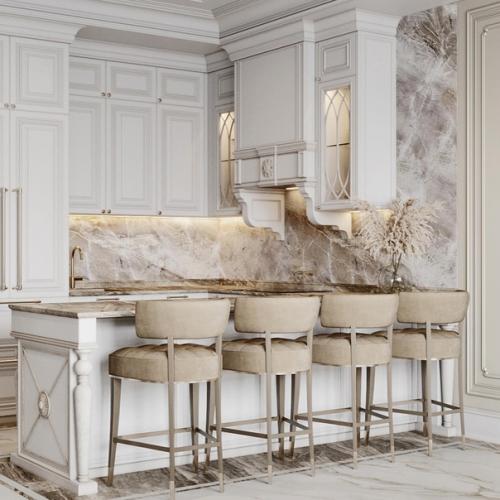 Стильная кухня - гостиная. 02