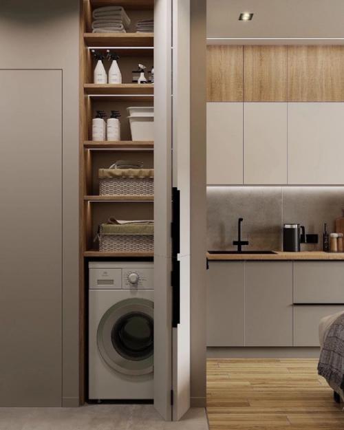 Интерьер квартиры - студии, площадью 25 кв. 07