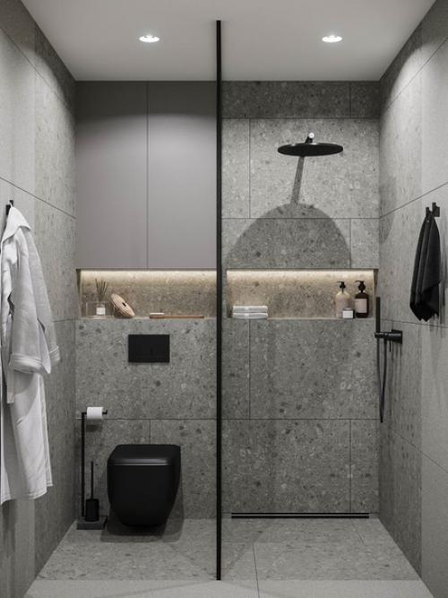 Практичный современный интерьер квартиры площадью 110 кв. 07