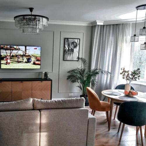 Лаконичная кухня в белом цвете. 03