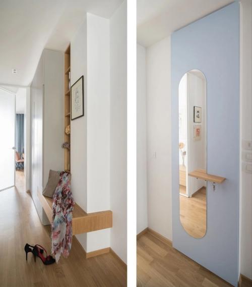 Стильная, изысканная и женственная квартира, площадью - 62 м. 06