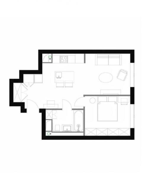 Квартира, общей площадью - 50 кв. 08