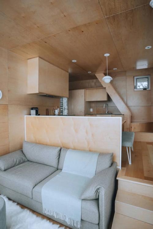 Дизайнерский мини - дом с видом на горы. 02