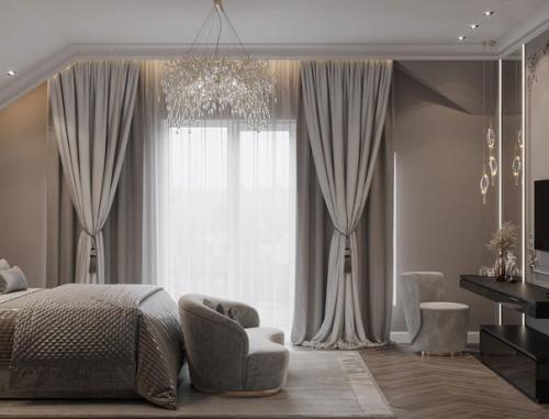 Спальня в загородном доме. 03