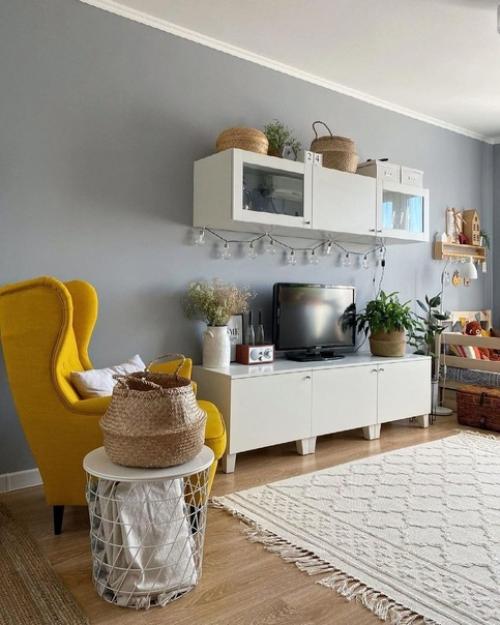 Небольшая квартира в скандинавском стиле.