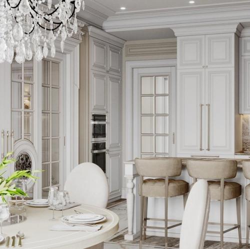 Стильная кухня - гостиная.