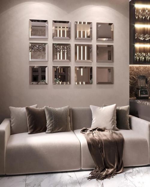 Кухня - гостиная на контрасте. 04