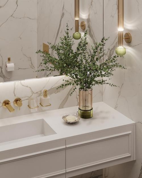 Ванная комната, наполненная естественным светом. 02