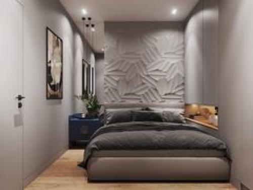 Очень маленькая спальня.