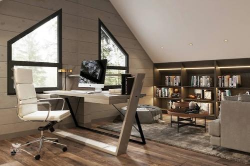 Наконец - то увидела гармоничные рейки в деревянном доме. 05