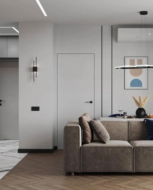 Интерьер квартиры в эко стиле. 03